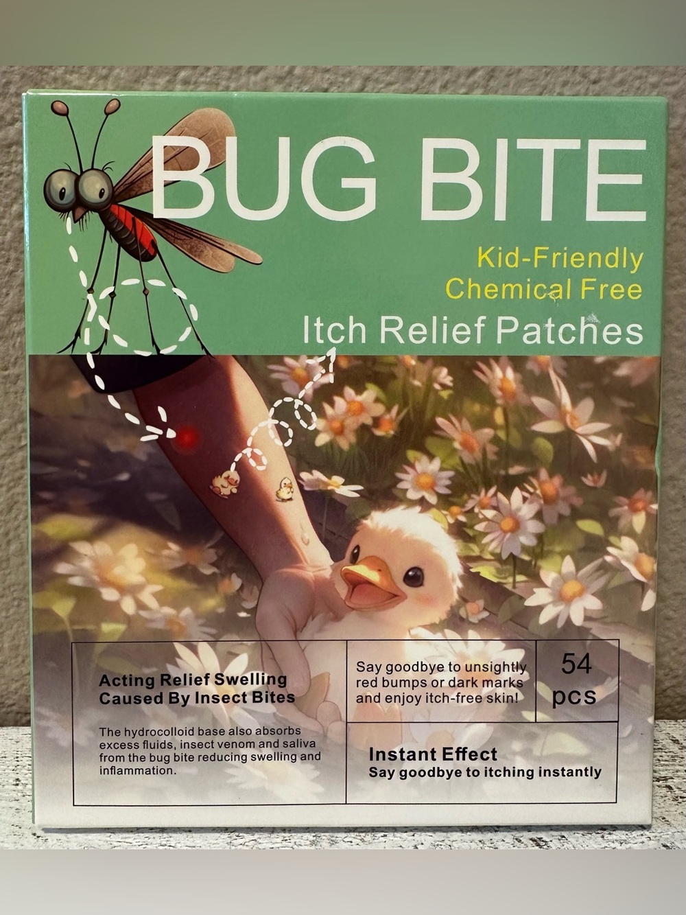 Kid Friendly Bug Bite Itch Relief Patches - NIB